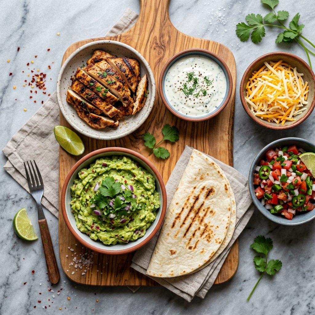 Ingredientes de un Wrap